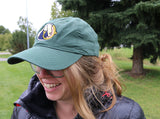 Forest Green Vintage Cotton Buckle Back Westslope Creative Logo Hat