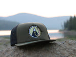 Army Green/Black Foam Westslope Creative Logo Hat