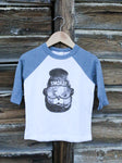 Smokey Bear Skier Baseball Toddler T-Shirt