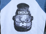 Smokey Bear Skier Baseball Youth T-Shirt