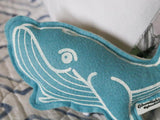 Felt Stuffed Animals for Kids | Blue Whale, Green T-Rex, Gold Bobcat