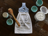 Granny's Stay Put Checkered Tea Towels | Farm Animal Collection | Kitchen Accessories